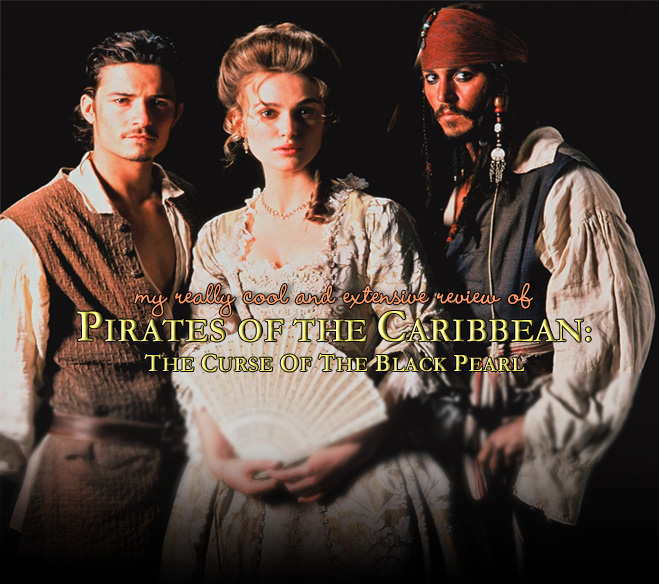 Here be Will Turner, Elizabeth Swann, and Captain Jack Sparrow. Aye, they be good lookin' devils they be.
