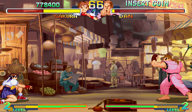 'Street Fighter's' Dan, the king of the chouhatsu.