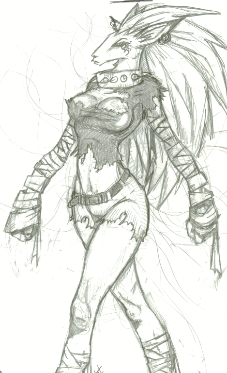Hellhound Revenant Woman: Beautiful yet deadly...