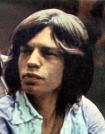 Mick Jagger: vocalist, Rolling Stones.