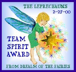 Team Spirit Award 2.27.00