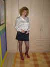 Anne in white shinyblouse2