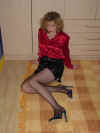 Anne in red shinyblouse2