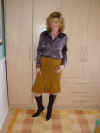 Anne in black shinyblouse1 