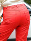 lady carol in shinyblouse and leather pants3
