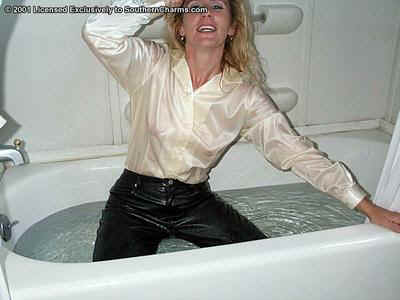 WET AND MESSY SATIN