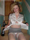 Anne in white shinyblouse3