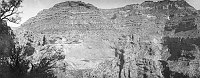 LOOKING UP AT DUTTON POINT ON THE POWELL PLATEAU ON THE SHINUMO TRAIL (N BASS) 17 SEP 1906. MELLICK, BASS.