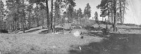 CAMP AT DUTTON POINT. SHINUMO TRAIL (N BASS) 17 SEP 1906. MELLICK, BASS.