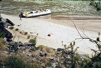 LEFT - ZOROASTER. CC=10. MARGINAL. ABOVE PHANTOM RANCH. 1975. NPS, BORDEN.<br>