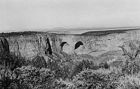 THIS MEMENTO MORI PAIR OF CAVES ALMOST DESERVES A NAME ON THE MAPS. GRCA 70065. SUMMER 1951. CLUBB PHOTO