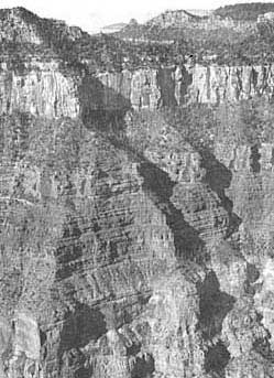 GRCA 20941-THE CANYON WALL NEAR BRIGHT ANGEL POINT. MATTHES 1902