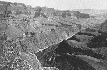 The Colorado River from near Duck Pillar on the Grand Scenic Divide. Photo by F.H. Maude, 1899