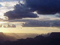 VIEW WEST ACROSS GRAND CANYON N.P. AT THE SUNSET FROM DESERT VIEW POINT. MIKE QUINN, NPS. 