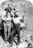 GRCA 13806 - #17229 TAU-GU, CHIEF OF THE PAIUTES OVERLOOKING VIRGIN RIVER WITH J.W. POWELL, AGE 39.