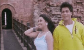 A scene from the song Kuch Kuch Hota Hai