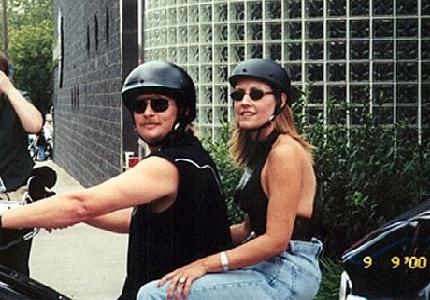 AJandDeniseonbike