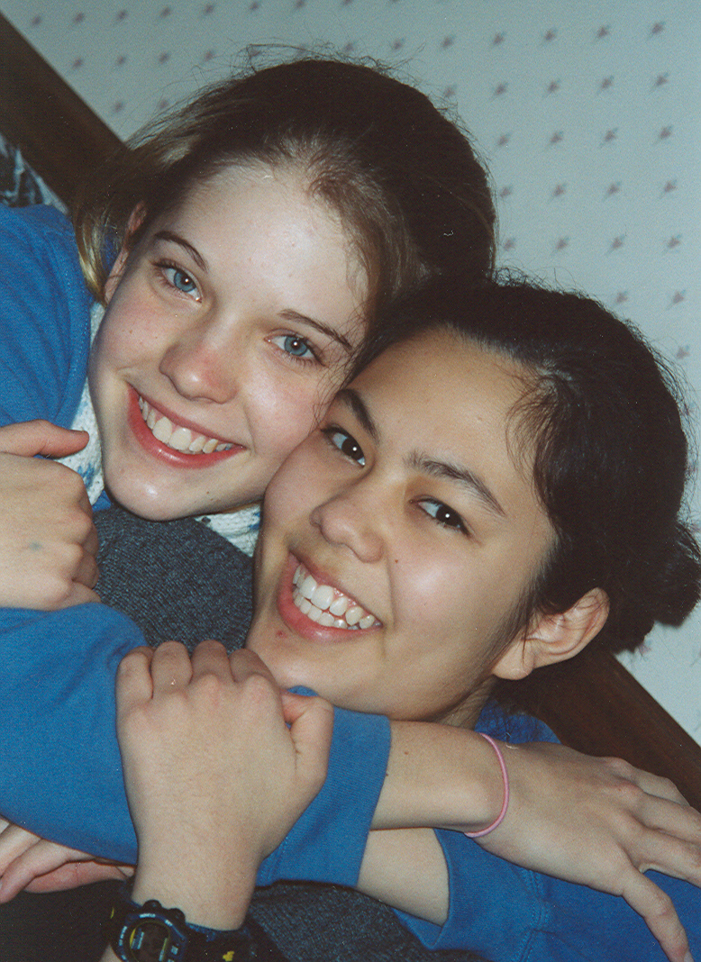 Heather and me, ain't we sweet