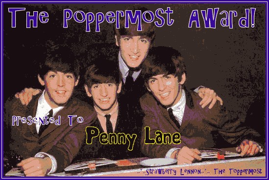 Ta to Strawberry Lennon of The Toppermost