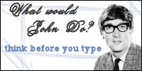 I shall follow the rules of...JOHN!