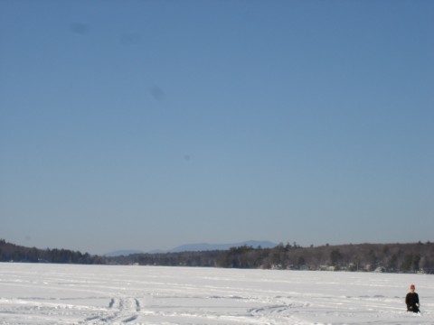 alone in the distance...