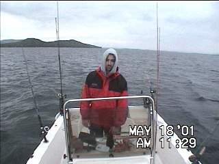 Pete drives the boat...