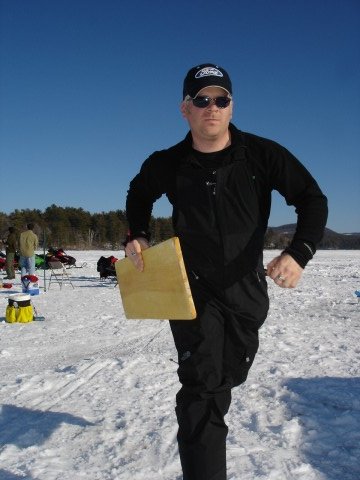 Scott was there with the board!