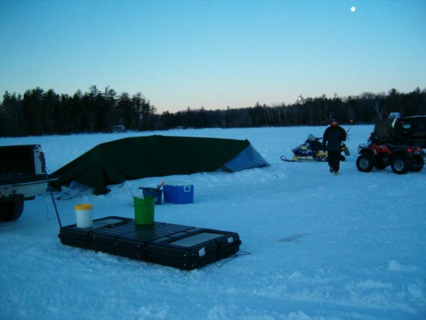 Like a single use camera, the Sears $120.00 tent...