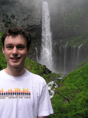 Me at Kegon waterfall in Nikko