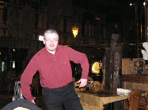 Eamon gets into things in the Otaru Beer Hall