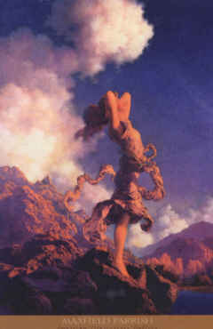 ECSTACY by Maxfield Parrish