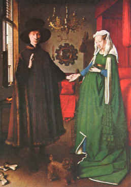 THE ARNOLFINI WEDDING PORTRAIT by Jan Van Eyck