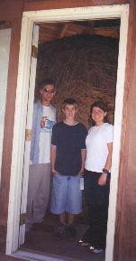 Me, Bryan, and Delrae at the twine ball in Darwin, MN.