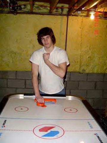 Jeff Blackburn trying to be tough at a tournament