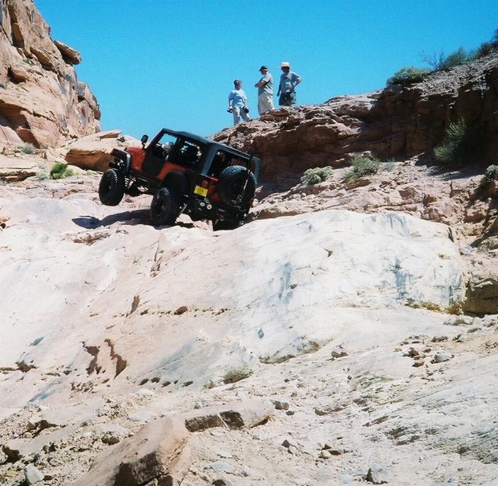 The climb up Yellow Hill