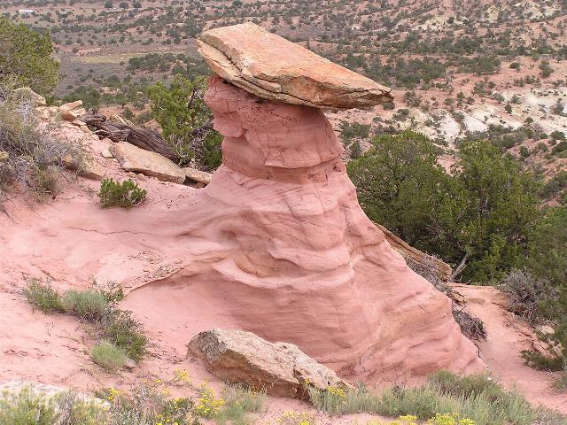 I call this red sandstone formation "The Sphinx"
