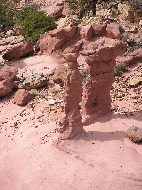 I call these two rock pillars "The Two Towers"