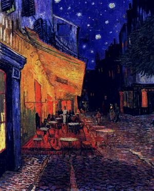 Cafe Terrace on the Place du Forum by Van Gogh 