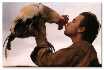 A man...a chicken...a love story