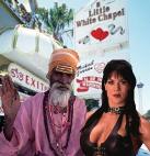Mr. and Mrs. Duhqa on their honeymoon in Las Vegas