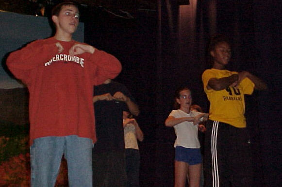 Rehearsal from Christmas performance.