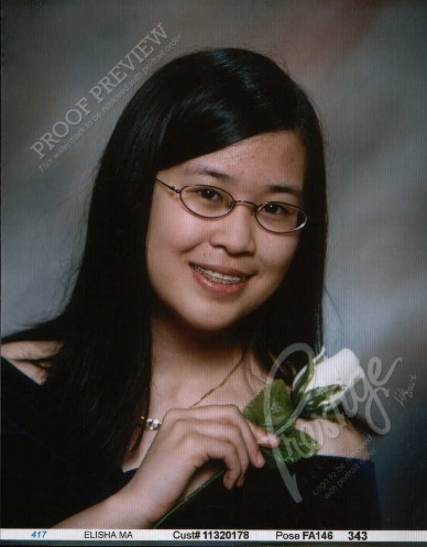 This is me as a senior.  Aren't I pretty?
