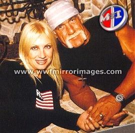 Hulk Hogan with his wife Linda