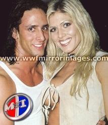 Billy Kidman with his wife Torrie Wilson