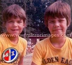 Kurt Angle to the left with his brother Eric