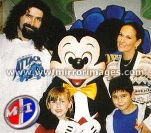Mick Foley with his Family