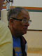 Skip Atteberry at the San Diego Badminton table