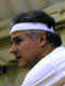 Mike Agee during his 2nd round singles match against Will Miner