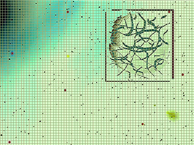 click a square to travel space