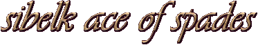 Sibelk Ace of Spades
